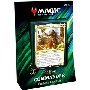 Magic: The Gathering Commander 2019 Primal Genesis Deck, 100 Card Ready-To-Play!